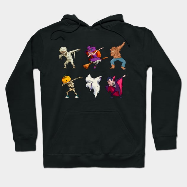 Dabbing monsters Hoodie by Vappi